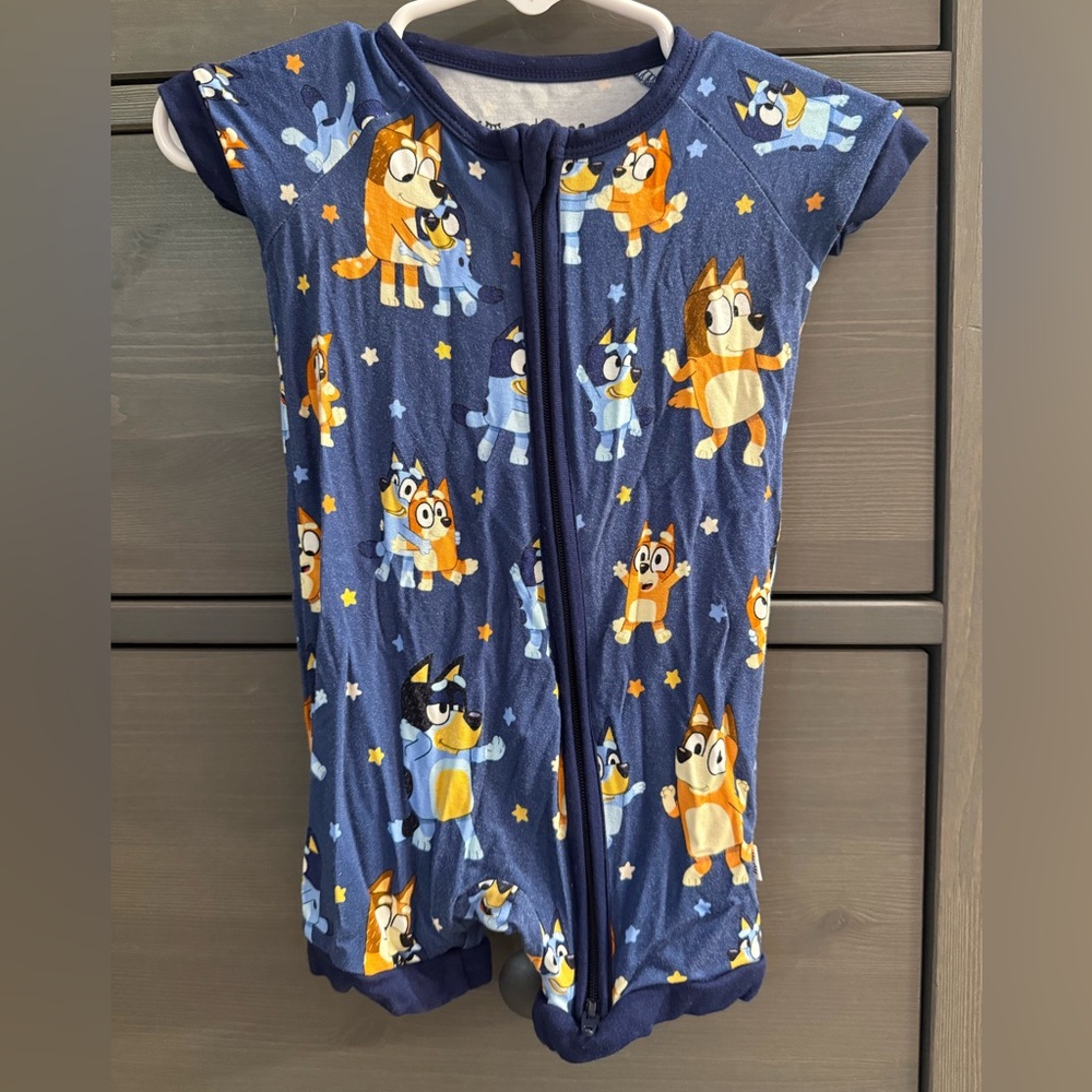 3-6mo Little Sleepies Bluey Shortie